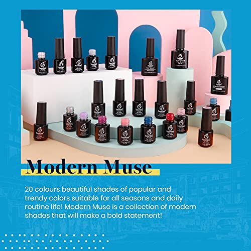 image for Beetles Gel Polish Beetles 20 Pcs Gel Nail Polish Kit, Modern Muse Col