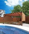 ElfinAura 12'x14' Premium Cedar Pergola - Wood Patio Pergola All-Season Outdoor Structure with Retractable Canopy for Patio & Backyard Garden, Deck, Outdoor Entertaining.