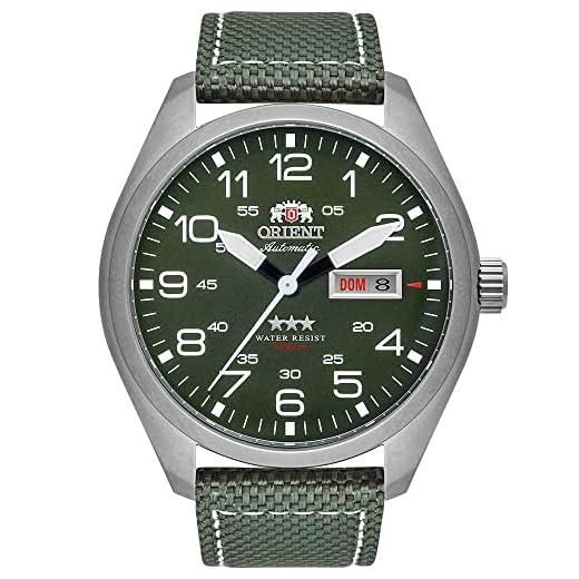 Relógio Orient Masculino Ref: F49sn020 E2ep Automático Militar Prateado