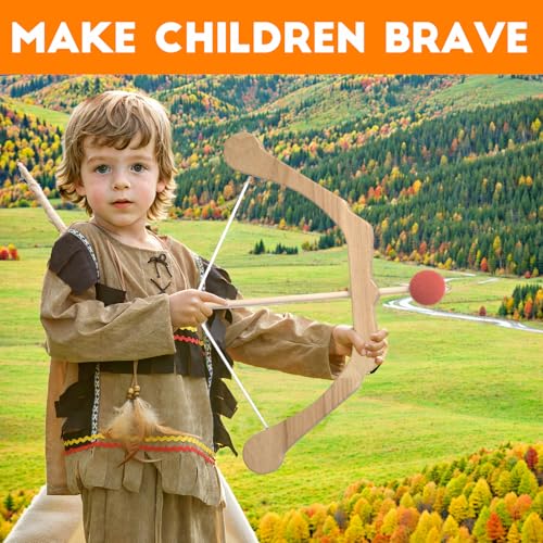 Chinensis Kids Wooden Bow And Arrow Set–Safe Archery Toy thumb #1