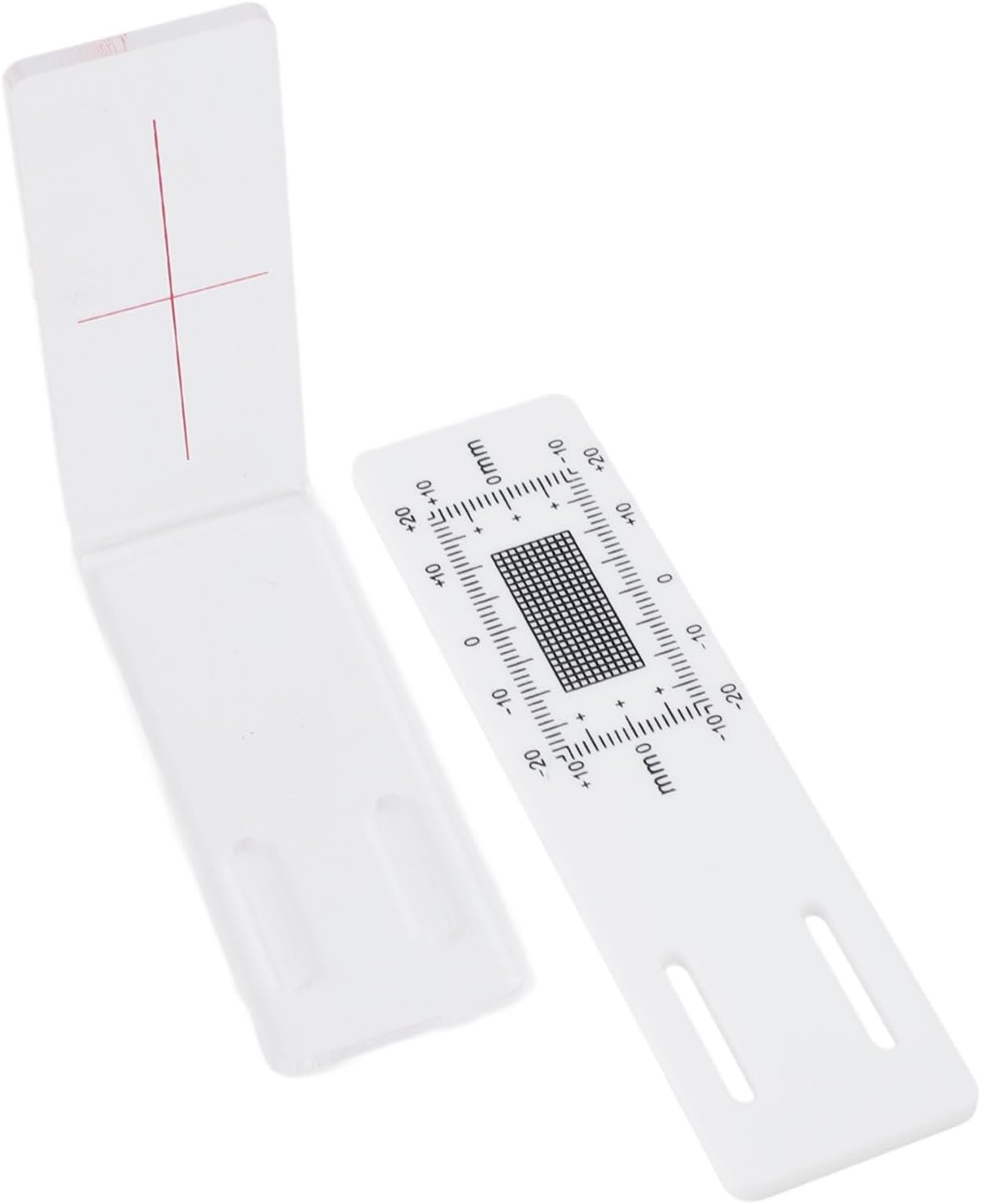 Crack Monitoring Record, Standard Tell Tale Corner Crack Monitor, ABS Acrylic Crack Gauge Monitoring Tool Accurate for Buildings, Crack Measuring Tool