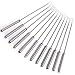 Amacoam Forchette da Fonduta 24 cm Forchette Acciaio Inox per Fonduta Formaggio Carne Cioccolato Frutta Dessert Marshmallows Forchettine con Manico Resistente al Calore 12 Pezzi (Colore Casuale)