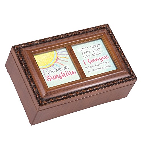 Cottage Garden Never Know How Much Love You Woodgrain Rope Trim Petite