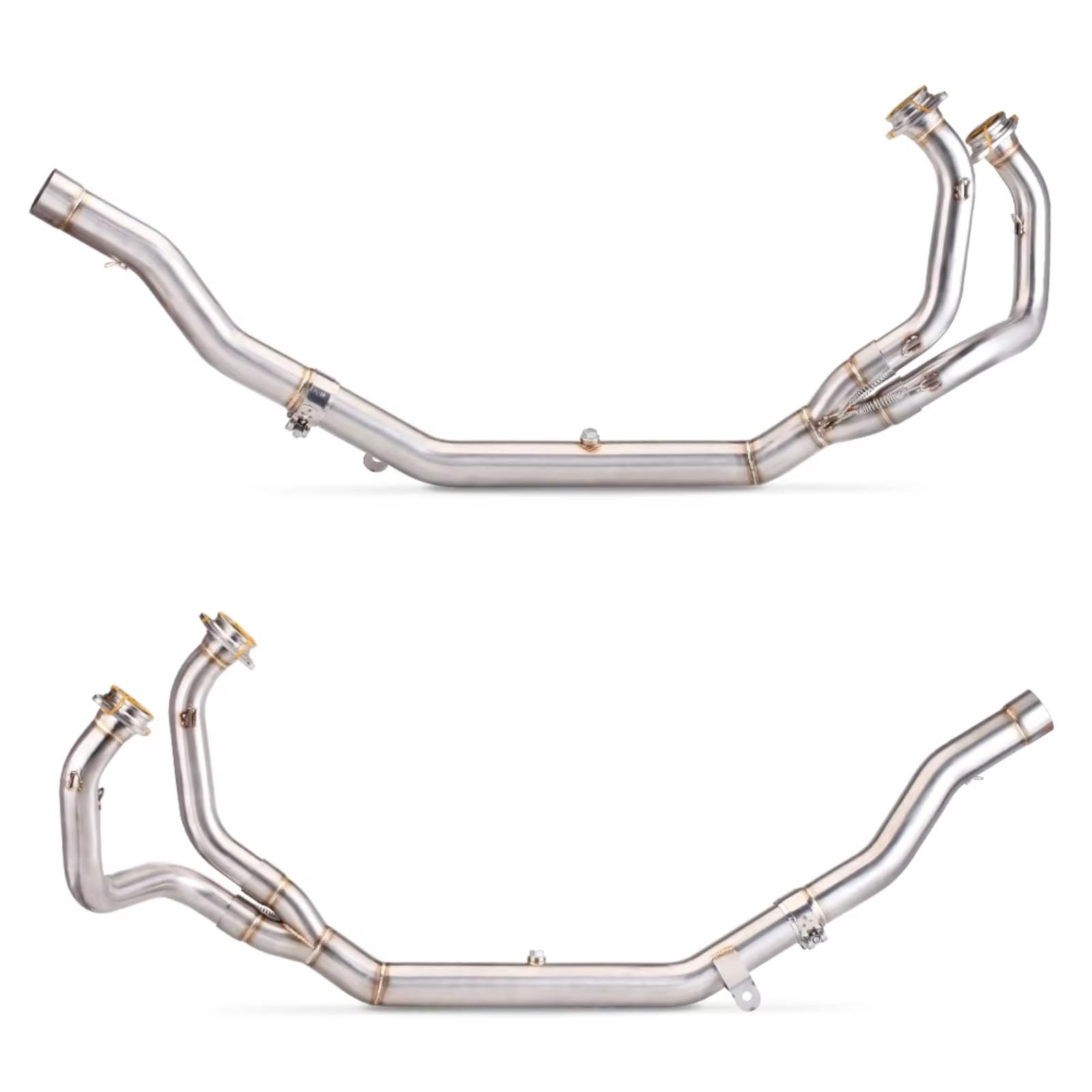 Motorrad-Auspuffrohr Für CRF1000L Für AFRIKA Für TWIN Für CRF1000 | Motorrad Auspuff Vorne Link Rohr 51mm Ändern Slip-on Kit Set Komplett