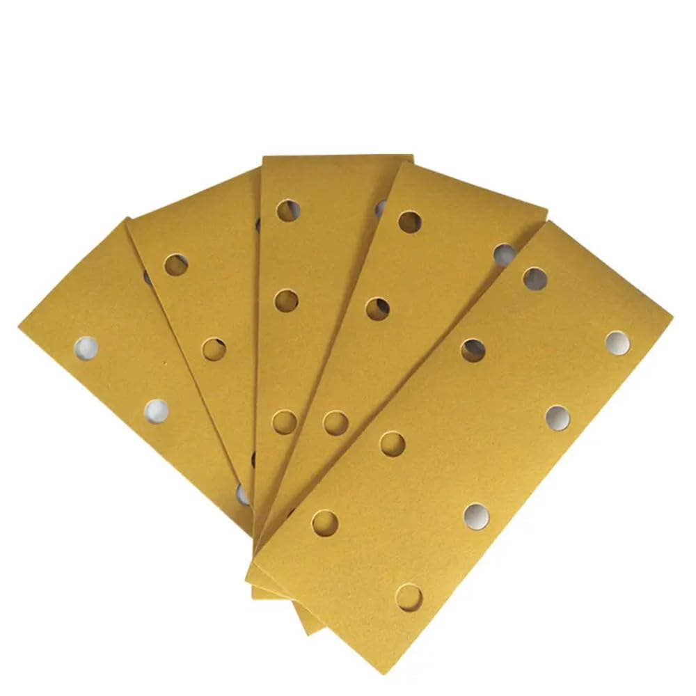 (50 szt.) 198x70mm ścierne bezpyłowe paski szlifierskie antyblokujący papier ścierny 80-400 szlifierka, 120 ziarnistość 50 szt., BH01