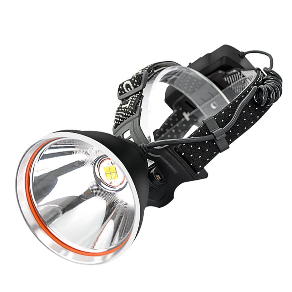 Czołówki， Latarka LED Akumulator, lekka latarka czołowa Latarka czołowa Lampa ksenonowa Head-Mounted Glare Latarka akumulatorowa Nocne wędkowanie Outdoor Led Miner Headlamp Strona główna Zewnętrzne re