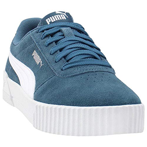 Image of Puma Carina 2.0 Synthetic Leather Lace Up Women's Sneakers