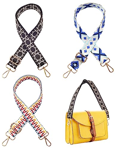 NETONDA 3 Stück Schultergurt für Taschen 3,8 cm Breit Schulterriemen...