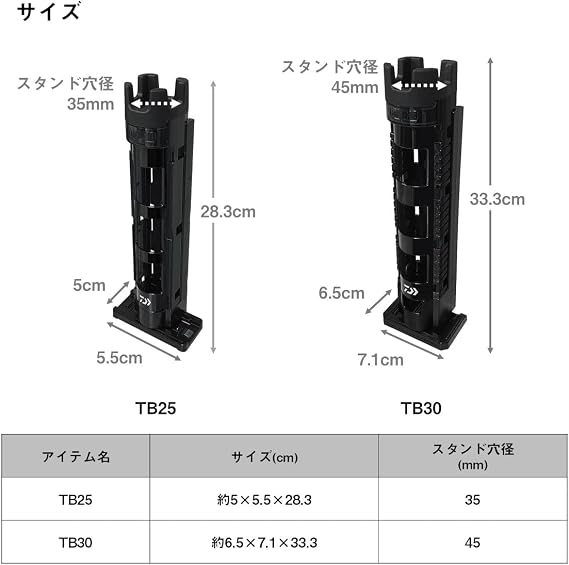 Daiwa TB25/30 Rod Stand