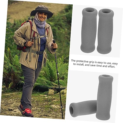 BESPORTBLE 4 Pcs Pega De Bengala Pega De Mão De Bengala Acessórios De Muleta Muletas Para Axilas Env