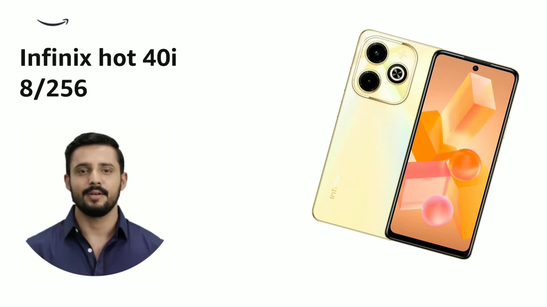 Infinix hot 40i 8/256 (Horizon Gold) : Amazon.in: Electronics