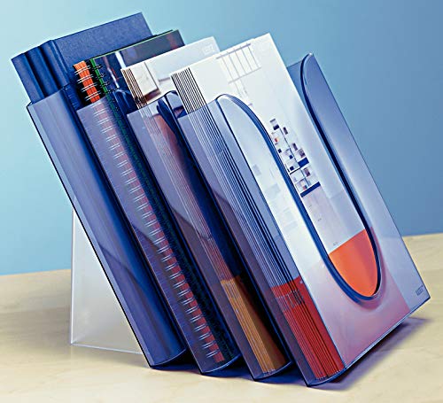 Leitz Presenter Set, 4 Fächer, System zur Auslage und Aufbewahrung von Informationsmaterial wie Kataloge und Prospekte, Transparent, 54000002
