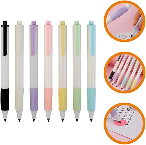 Miniatura 3 de MAGICLULU Lápices de bocetos para estudiantes, lápices de escritura, lápiz de grafito, lápiz automático, para estudiantes, papelería, abdominales,