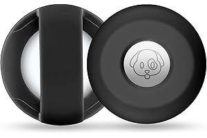 Cibaabo AirTag Holder for Dog Collar - Durable, Scratch-Resistant Silicone Case for Apple AirTag 1