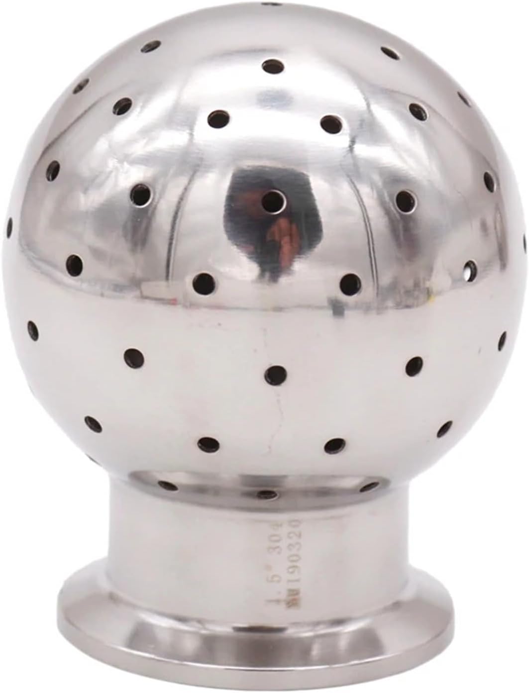 1.5" Tri-Clamp Fixed CIP Spray Ball DN40-304 Stainless Steel Homebrew Tri Clover Fitting for Beer Hardware