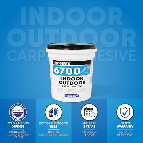 Image of ROBERTS 6700-1 1 Gallon Indoor /Outdoor Carpet /Artificial Turf Adhesive