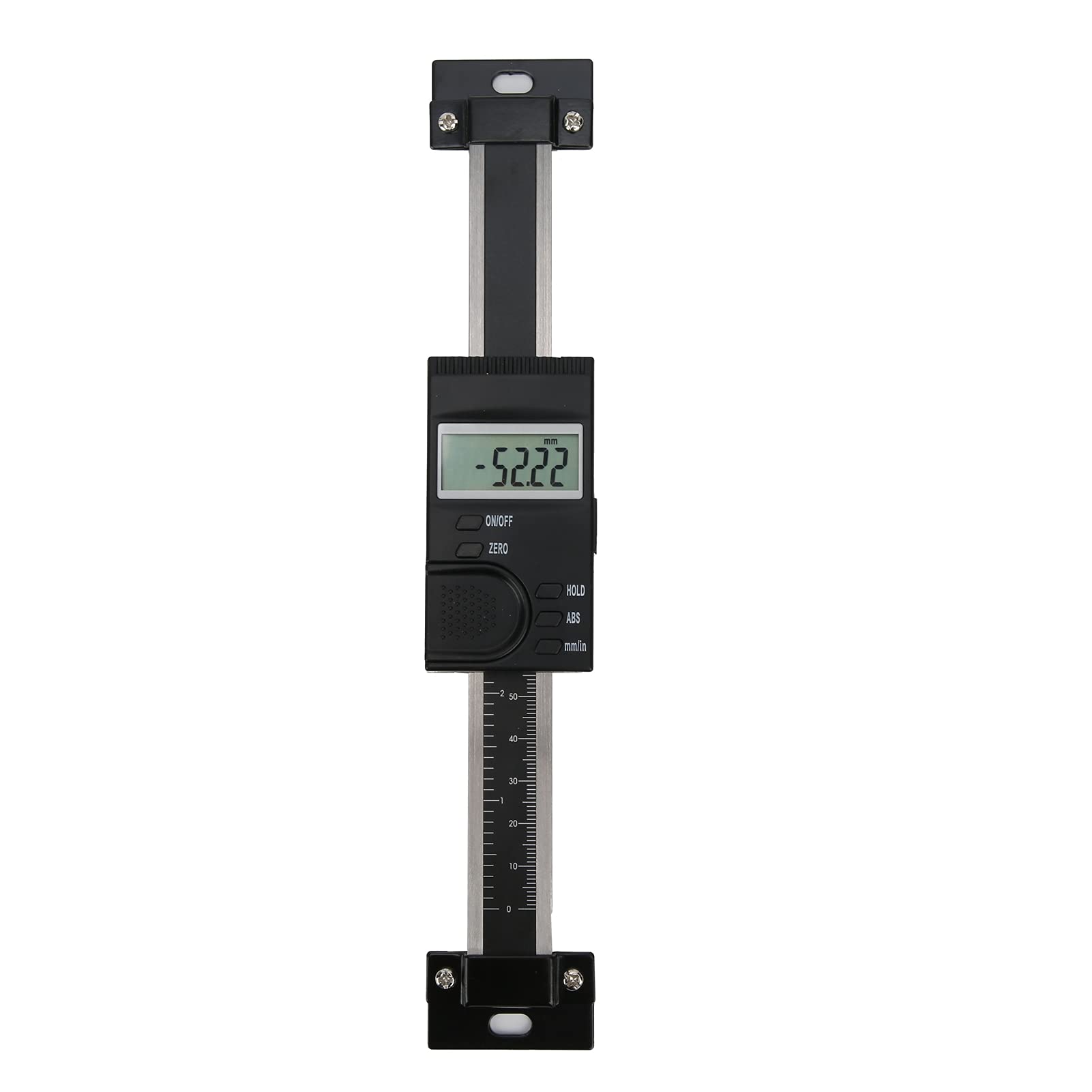 FTVOGUE Pied à Coulisse Numérique, Règle d'affichage Numérique en Alliage d'aluminium, Outil de Mesure LCD de 0 à 100 Mm avec Réglage du Zéro, Sortie de Données de Maintien pour Tours et Fraiseuses