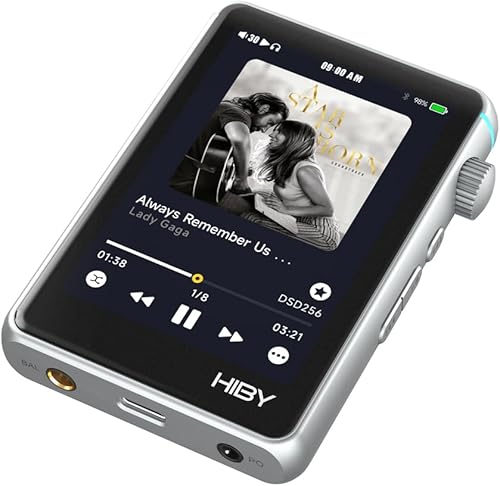Miniatura 3 de HiBy R3 II (Gen 2) Reproductor de audio sin pérdida de alta fidelidad - Portátil con Bluetooth, WiFi, DSD, PCM, transmisión MQA, Dual ESS ES9219C,