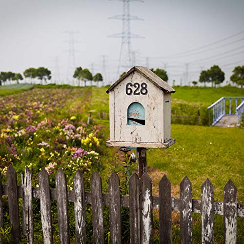 House Numbers- 3 Inch Innovative Wrought Iron Numbers- Vintage Nail On Die Cast Mailbox Numbers,Number 3 #TOP2