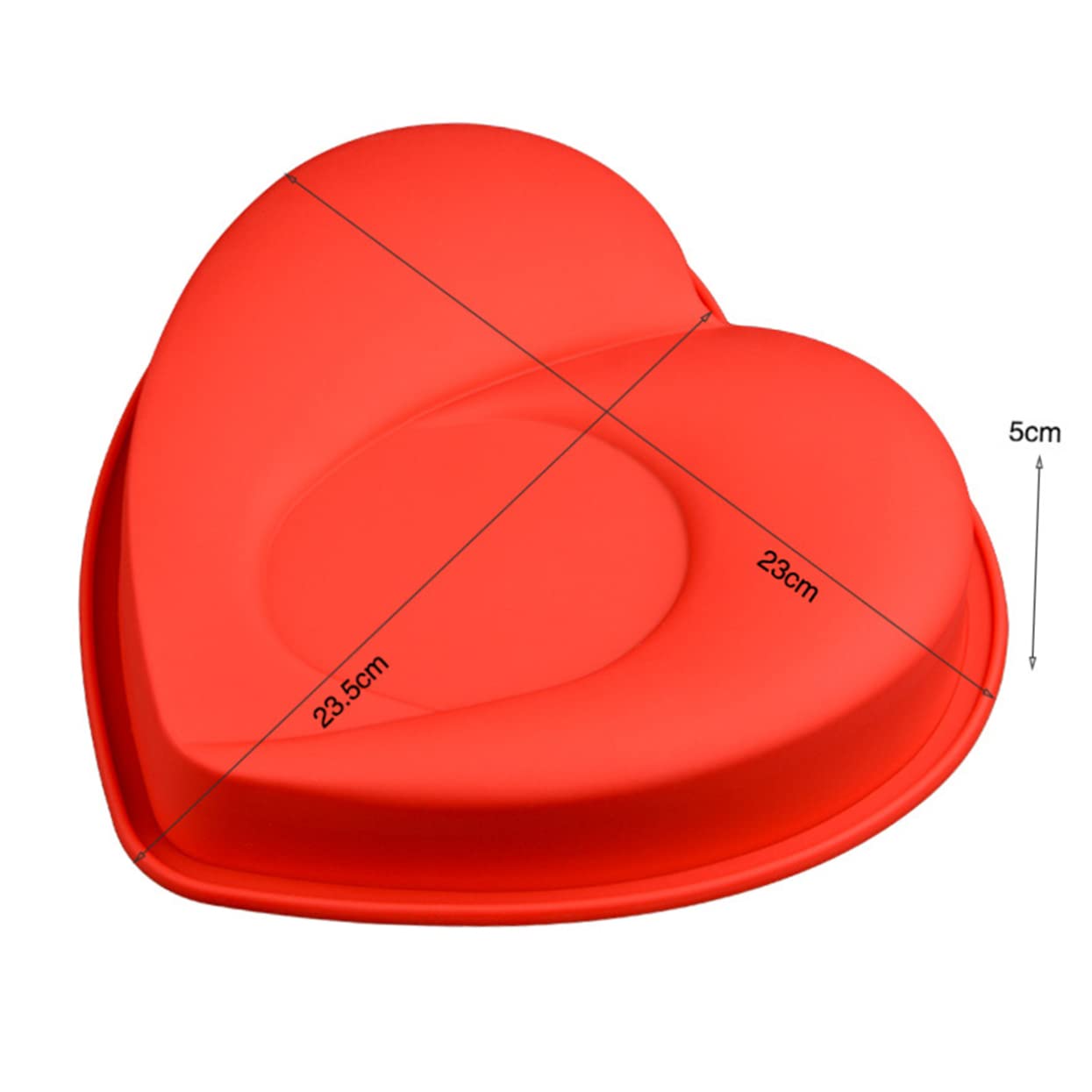 ABOOFAN 3pièces Moule à Gâteau Silicone Antiadhésif Moule Rond Pour Mousse Et Couleur Aléatoire Pour Desserts Pâtisseries