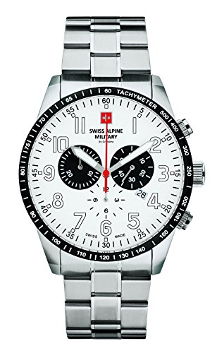 Swiss Alpine Military Analog MID-32356, Silber, Armband