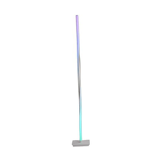 SILNOVO Helix Color Changing RGB LED Corner Floor L Pole Light Bedroom EU Plug (64032753FEZ)