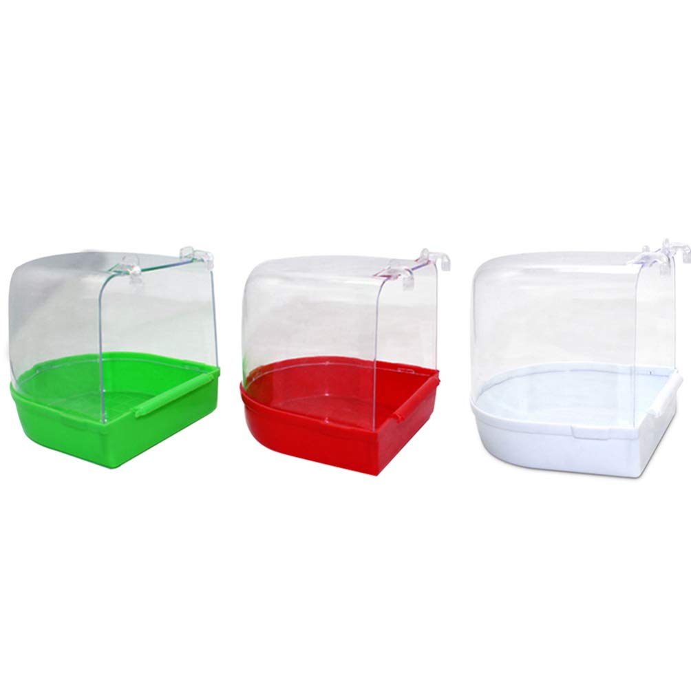 POPETPOP Pequeño Dispensador De Agua Jaula De para Pájaros Jaula para Periquitos Bebedero para Periquitos Jaulas De Pájaros para Periquitos Jaulas para Pajaros Pájaro Loro Limpio