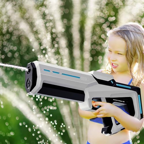 RoserRose Elektrische Wasserpistole Mit LED-Lichteffekt – 800 Ml Tank, 8–10 M Reichweite – Manuell & Automatisch – Für Kinder & Erwachsene