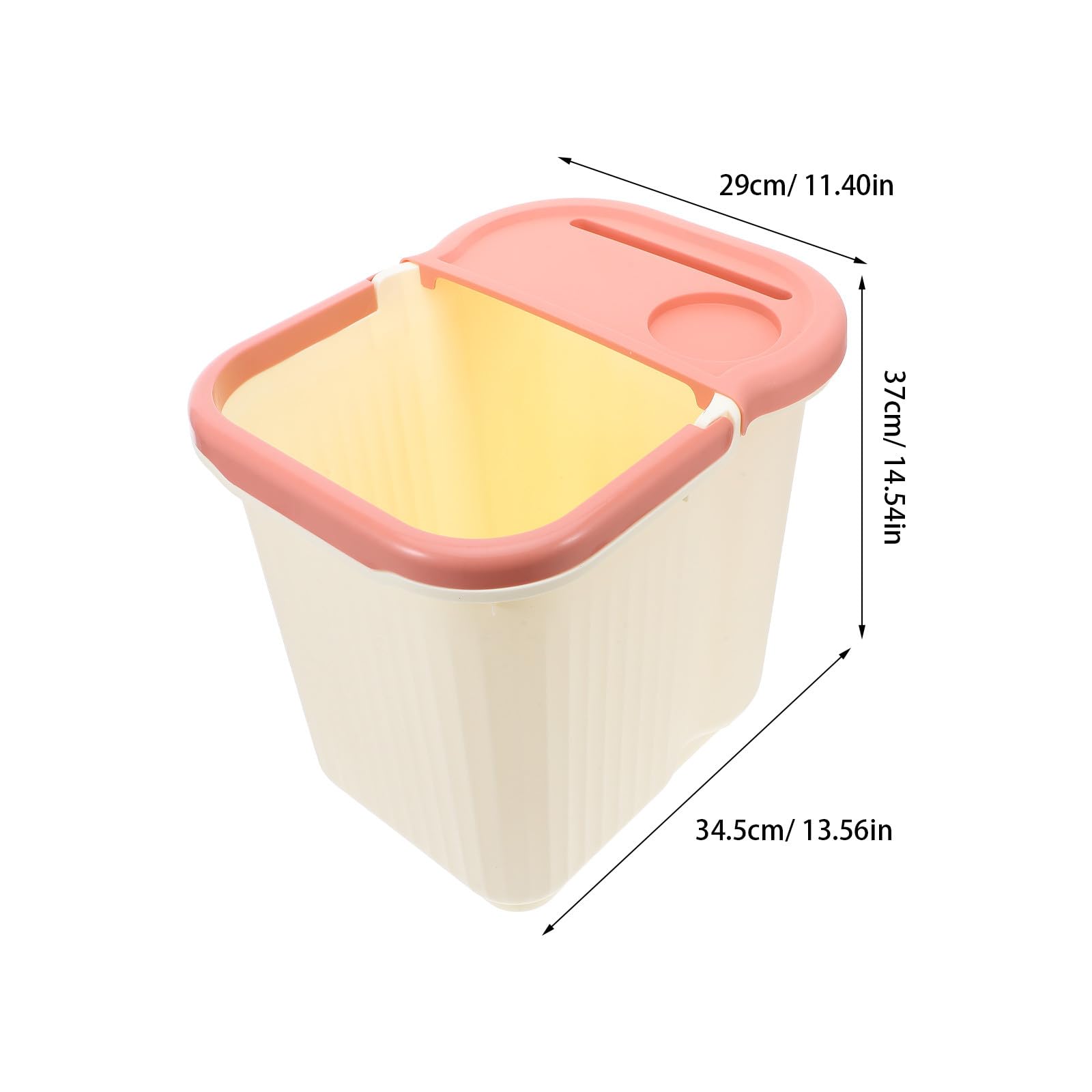 Healvian Fußbadewanne aus Kunststoff mit Tiefenmassage für Pediküre und Reisen Beige Klappbarer Griff für Einfaches Transportieren und Verstauen