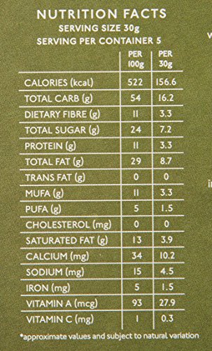 Image of Nourish Organics Almond Buckwheat Cookies | Gluten-Free, High Fibre Cookies | Made with Buckwheat, Almonds & Seeds | No Refined Sugar | 120g Pack (Pack of 2)