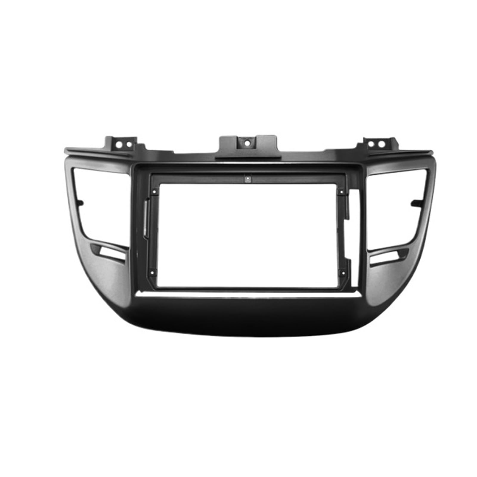 JKELPV Car Radio Frame Kit Fit For HYUNDAI TUCSON 2015-2017 9'' Car Radio Player Panel Frame Dashboard Cover Radio adapter(9inch LHD Frame A)