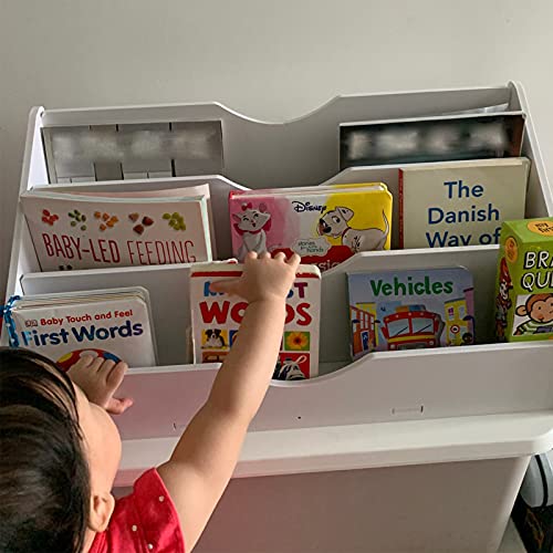 Kid's Bookcase Display Stand Kids Book Rack Storage Bookshelf/Book Shelf Case Organizer Wooden - Image 6