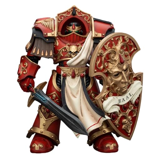 HiPlay JOYTOY Warhammer The Horus Heresy 1/18 Blood Angels Crimson Paladins Squad Crimson Paladin 2 JT00324 Action Figure HiPlay JOYTOY Warhammer The Horus Heresy 1/18 Blood Angels Crimson Paladins Squad Crimson Paladin 2 JT00324 Action Figure