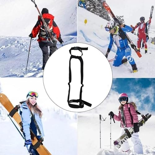 Accessoires de snowboard compacts et sangle de transport de ski pour matériel extérieur - 5