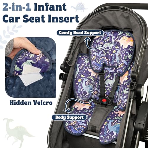 Pack Pea Pod Soporte Cabeza Bebé y Bolsa Para Coche Cuna miniatura 3