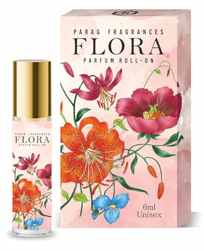 Image of Parag Fragrances Alcohol Free & Long Lasting Attar Perfume Roll-On 6ml (Flora)