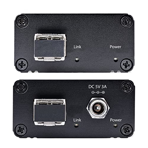 Image of StarTech 2-Port USB 3.0 Extender Over OM3 Multimode Fiber, 5Gbps, TAA | 2x USB-A Hub, 350m Range, Durable USB Fiber Optic Extender, Optical USB Extender, F35023-USB-EXTENDER, 1150ft