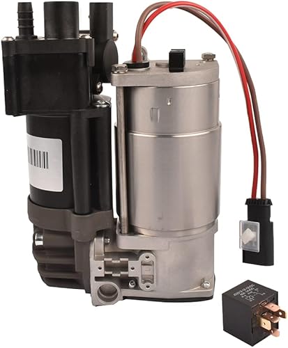 Bomba de compresor de suspensión neumática con relé de repuesto para BMW X5 F15 F85 2013-2018 X6 F16 F86 2014-2019 Bomba de compresor Air Ride