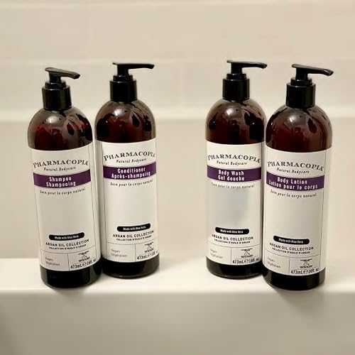 Pharmacopia Hotel Argan Oil Conditioner – Aromatherapy Hair & Scalp Care With Natural & Organic Ingredients – Vegan, Cruelty Free, Aromatic Conditioner, 16.2 Oz #TOP2
