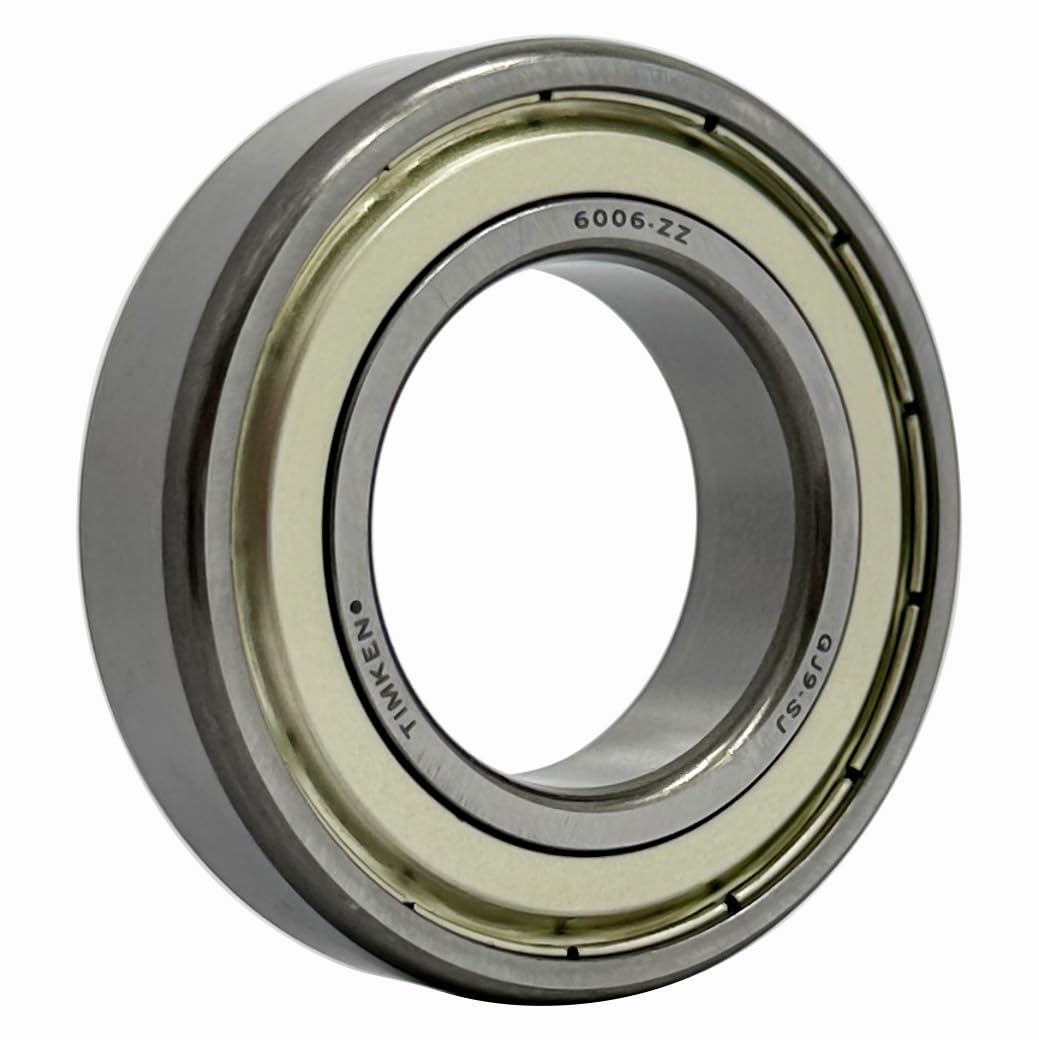 TIMKEN 6006-ZZ 2 Pcs Double Metal Seal Bearings 30x55x13mm, Pre