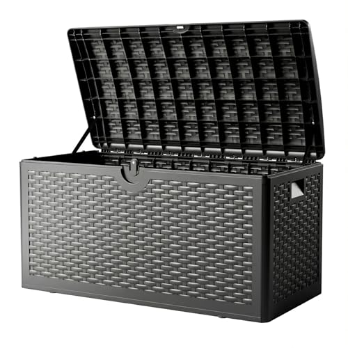 80-Gallon Waterproof Resin Deck Box