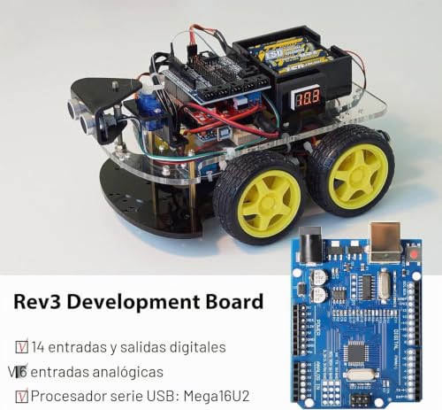Placa ATmega328P Rev3 con Cable USB para Proyectos de Robótica DIY 6