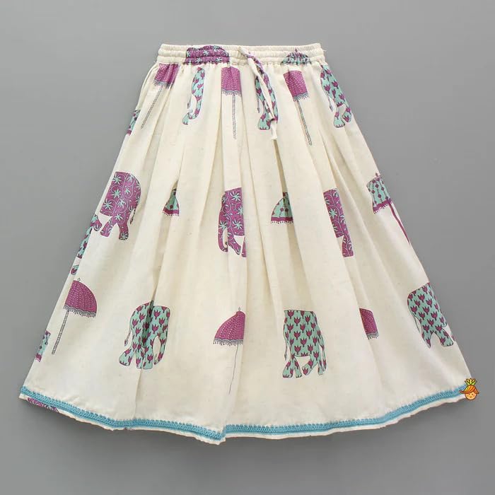 Image of Ethnic kurta for girls | Kids Salwar Suit Set | Girl's Printed top Sharara Dress Set for kids girls