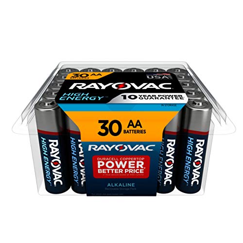 Rayovac AA Batteries, Alkaline Double A Batteries (30 Battery Count)