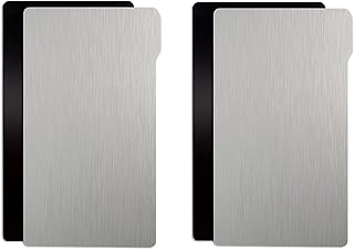 Cregrant3D Upgraded Platform 2 Pack, Resin Magnetic Flexible Steel Plate Flex Bed for ANYCUBIC Photon/Photon S/Photon Mono/Photon Mono SE/Qidi Shadow 5.5S SLA 3D Printer 135x80mm(5.3X3.15inch