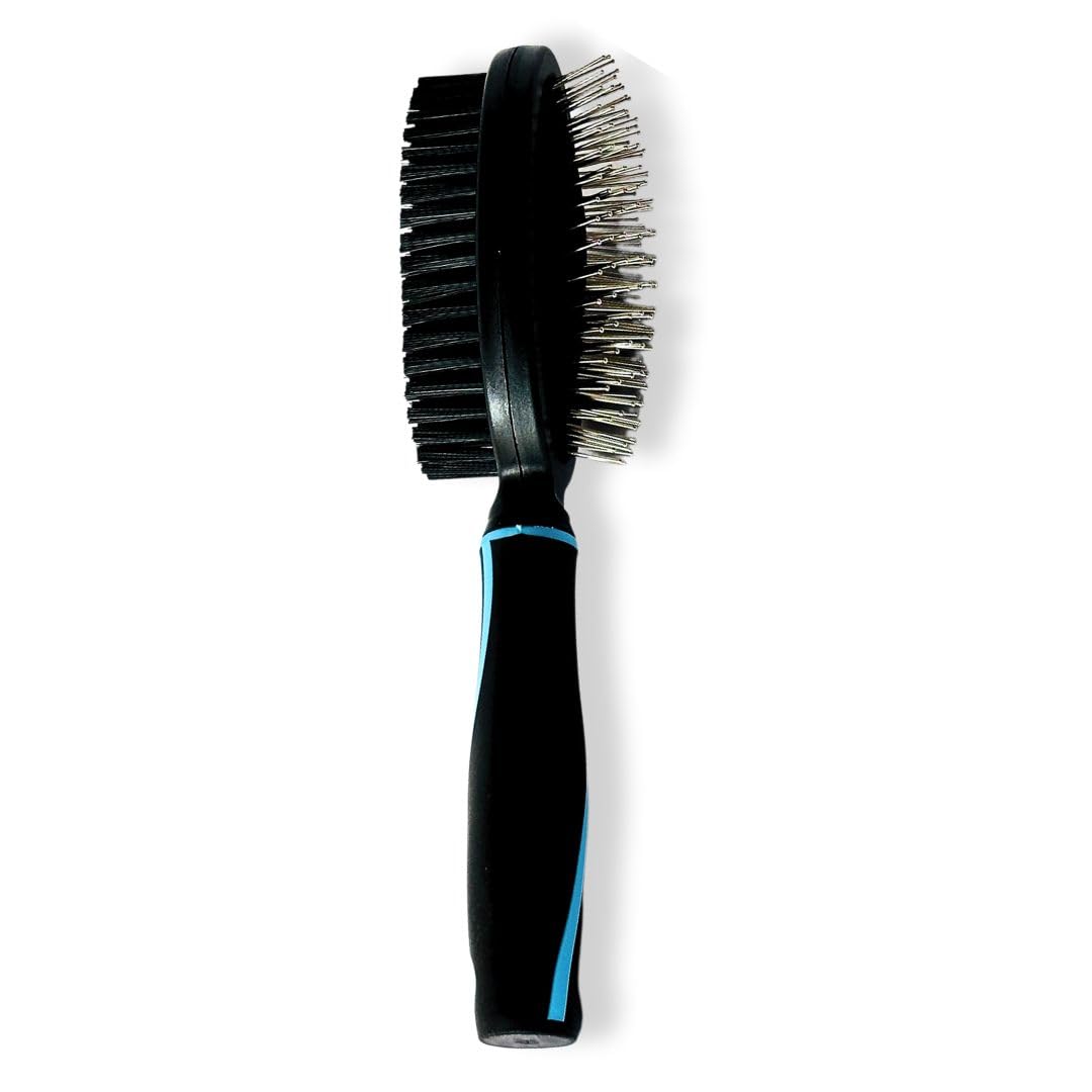 See full amazon price history chart for Richpet Double Sided Dog Brush | Double Sided Brush for Dogs, Cats, Puppy, and Kittens - Premium Grooming Tool with Soft Bristle & Pin Brush for Shedding, Detangling, and Removing Loose Hair (Large) Richpet Double Sided Dog Brush | Double Sided Brush for Dogs, Cats, Puppy, and Kittens - Premium Grooming Tool with Soft Bristle & Pin Brush for Shedding, Detangling, and Removing Loose Hair (Large) (B0CNPW4PYF) Amazon Price History, Amazon Price Tracker