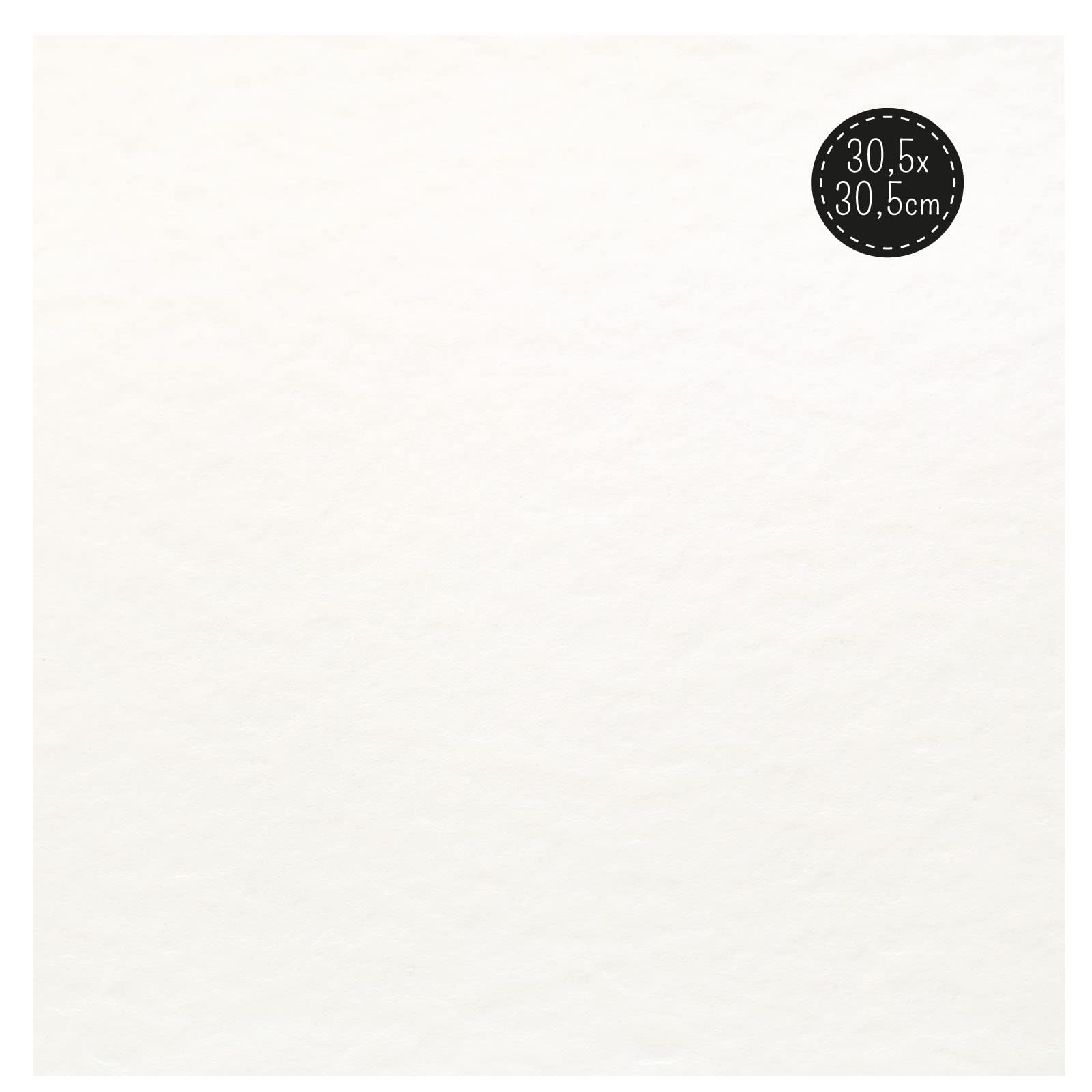 Vaessen Creative 2911-1004 Florence papier akwarelowy 30,5 x 30,5 cm w kolorze kości słoniowej, z papieru strukturalnego o gramaturze 300 g/m², 50 arkuszy do scrapbookingu, malowania akwarelowego, pisania ręcznego i pisania