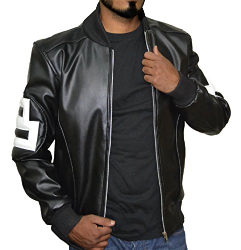 The Jasperz 8 Ball Pool Seinfeld Michael Hoban Bomber Leather Jacket