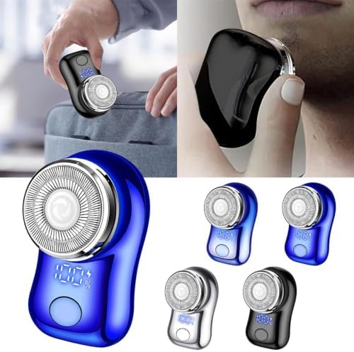 Manugear Shaver, Portable Powerful Storm Razor for Men Women,Blue-b - 2