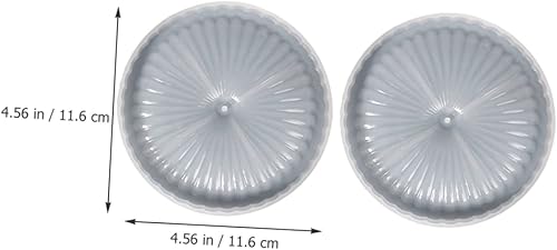 Miniatura 4 de SEWACC Molde de placa de incienso de 4 piezas, moldes de silicona para gelatinas, moldes de bricolaje para resina, suministros de bricolaje, juego